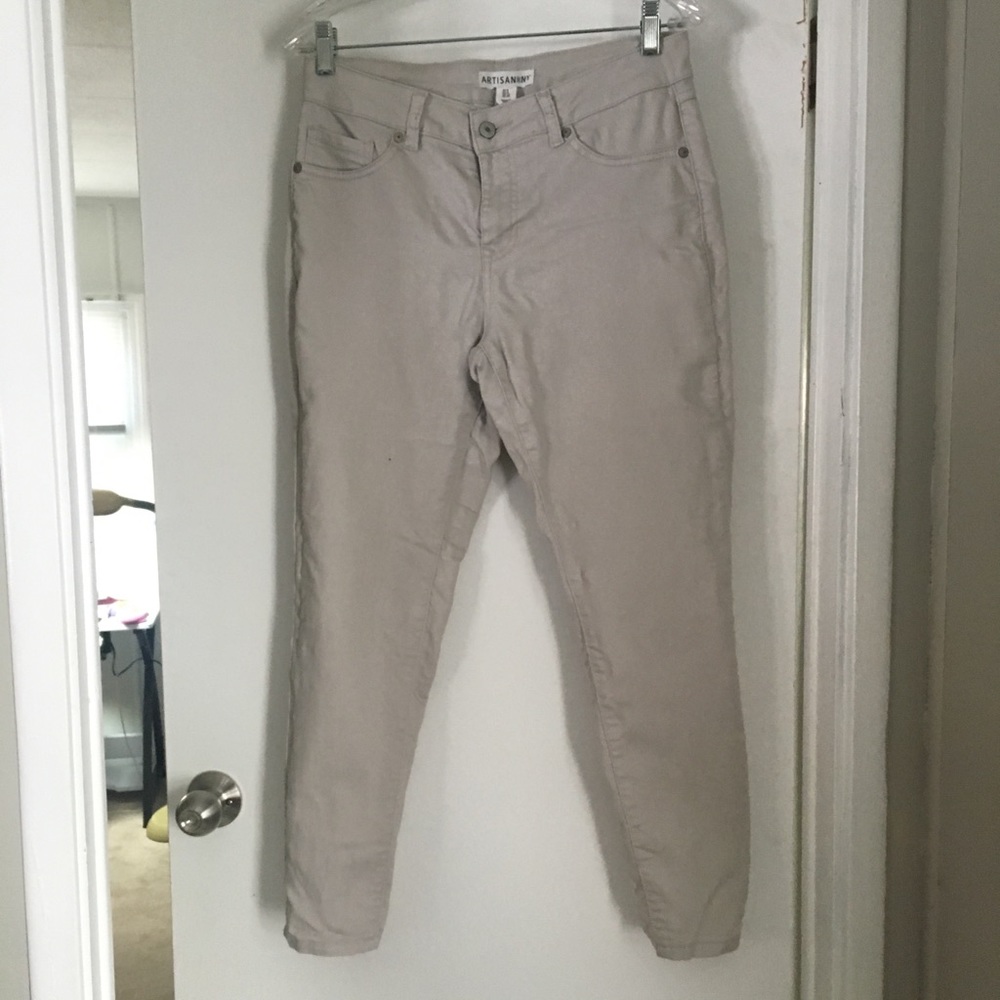 Artisan NY Tan Crop Jeans - Size 30 x 26